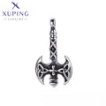 33507 XUPING JEWELRY Black Gun Color Cool Stainless Steel Neutral Custom Fine Fashion Jewelry Pendants Charms