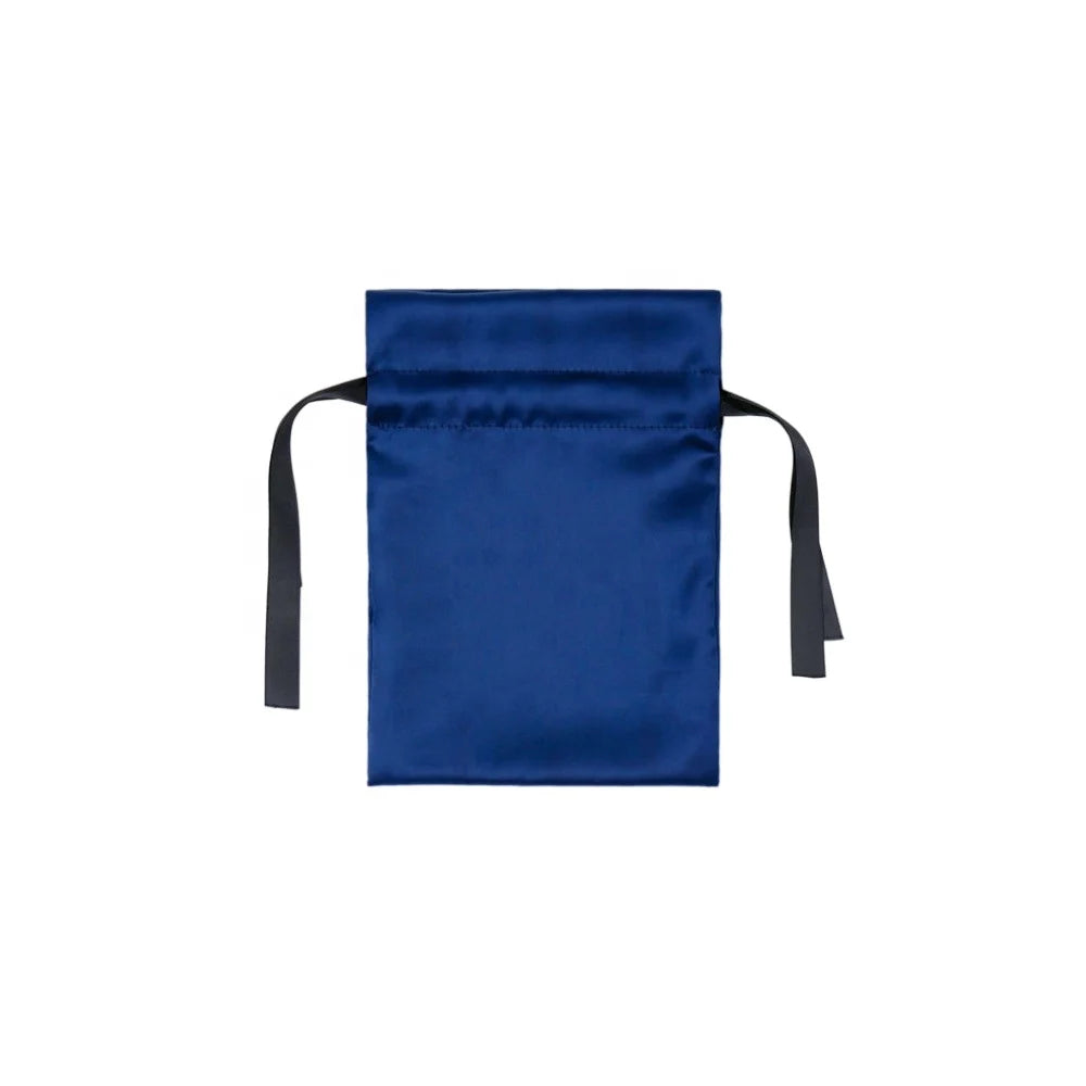 Wholesale Customized Mini Satin Bags Dust Wig Packaging Pouch Cosmetic Drawstring Bag With String