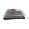 Carved Acrylic Gift Box Rectangle Cube Container with Lid Storage Home Organizer and Craft Supplies Square Shape
