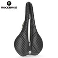 ROCKBROS Bike Saddle Seat Comfortable Leather CarbonBike Mtb Saddle Mountain Bike Soft Bicycle Seat
