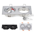 Adjustable Ceiling Lamp Holder Bases Halogen Light Bracket Cup Aluminum LED Downlight GU10 MR16 Spot Light Gu10 Frame Bulb Lamp