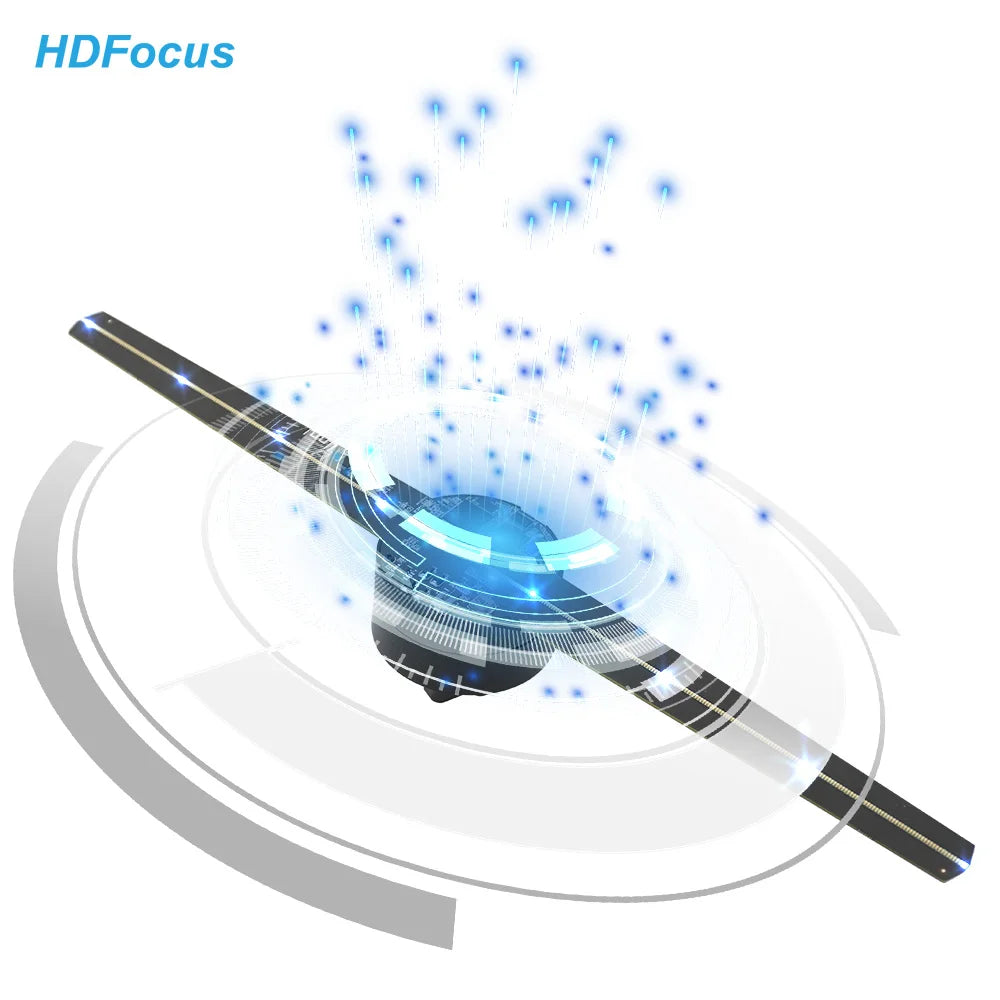 42cm Ologramas 3d Advertising Hologram Led Fan 3d Holographic Screen Hologram Fan