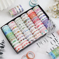 Cartoon Hand Account and  Washi  Paper Tape Set Creative DIY Student Diary Decoration Hand Account Stickers 60 Rolls