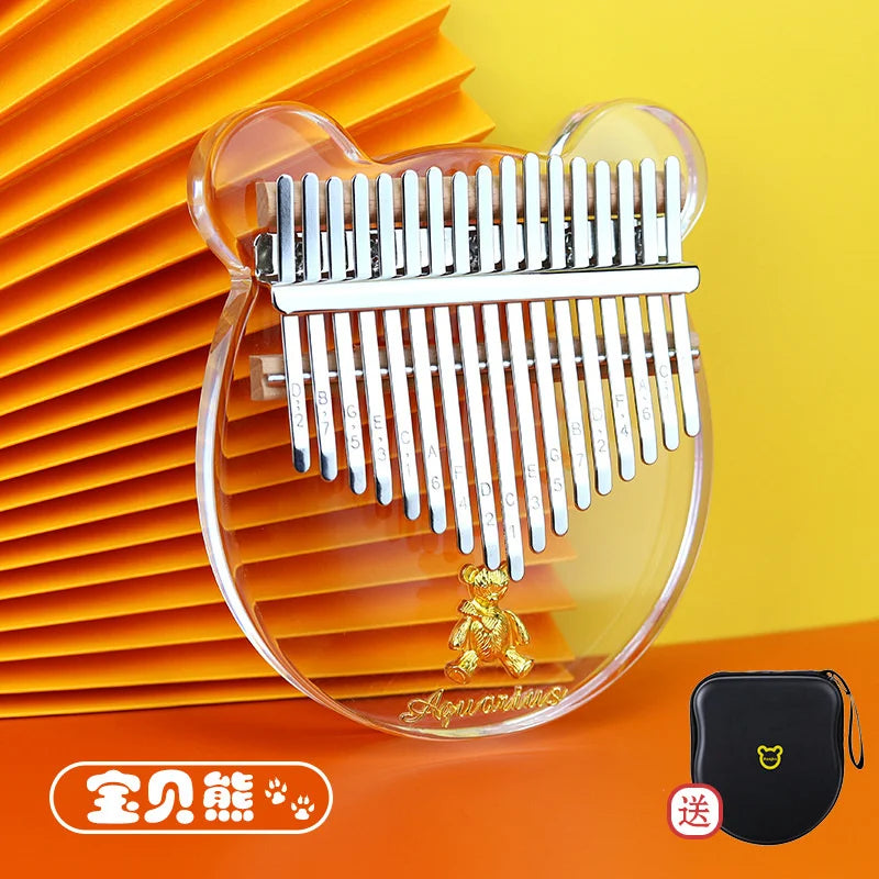 Crystal Toys Acrylic Kalimba 17 Key Other Musical Instruments