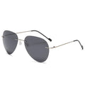 Wholesale Ultralight Titanium Polarized Photochromic Sunglasses UV400 Rimless Pilot Night Vision Glasses Men
