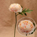 Artificial Flower for Decoration Rose Flowers Silk Peony Faux Bouquet Plastic Arrangements for Home Bridal Wedding Party