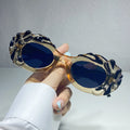 5618 Irregular Punk Oval Women's Sunglasses Retro Y2K Candy Color Fashion Sun Glasses Ladies Ins Popular UV400 Shades