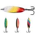 32 Colors 1OZ 65mm Copper Fishing Flutter Spoon Lures Hard Bait Spoon Fishing Bulk
