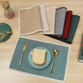 Rectangle Kitchen Placemats for Dining Table Heat-Resistant Washable Kitchen Dinner Mats Easy to Clean Table Mats