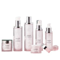 Custom logo PET Double-layers Luxury Bottle with Silver Pump and Caps 30g 50g 30ml 50ml 100ml 120ml Cosmetic Package Container MegaBDM