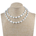 Long Freshwater Pearl Necklace Chain Nature Freshwater Pearl Jewelry MegaBDM