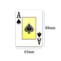 100% Plastic Playing Cards Big Number Texas Hold'em Board Game Poker Cards Wholesale Double-sided Matte Version