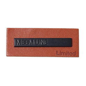 Custom Clothing Brand logo Pu Label Sewing Leather Patch Logos Sewing Pu Tags Design for Bags