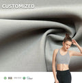 Eco-Friendly Wrinkle Resistant 77 Nylon 23 Spandex Fabric for Sportswear
