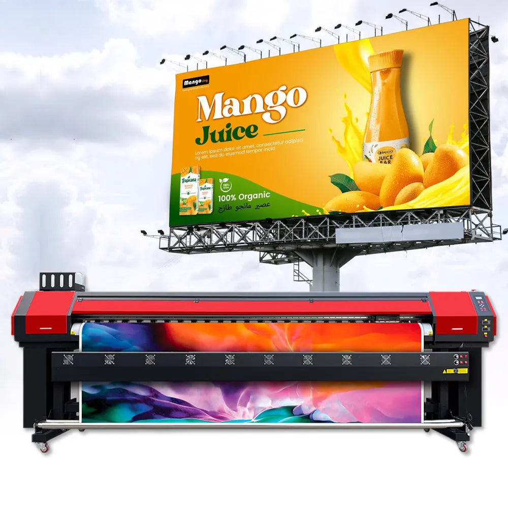 New Update 1.6M 1.8M I3200 Xp600-Eco-Solvent-Printer Cutter 3.2M Eco Solvent Printer for  Wrap Banner Advertising