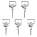 Zinc Alloy DIY Metal Beer Opener Insert Threaded Bottle Opener Blank Wood Turners Inset DIY Kit Bottle Opener Hardware
