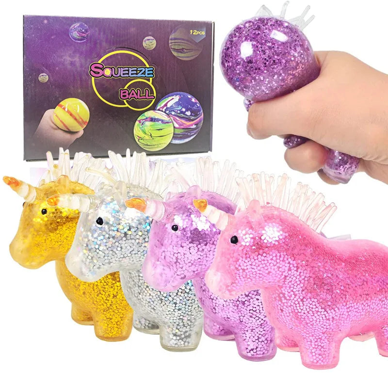 Round Shape Logo Printed Vent Ball Pop Toy Balls Stress Ball