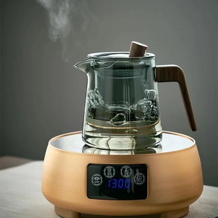 500ml Glass Teapot with Removable Infuser Stovetop Safe Tea Kettle