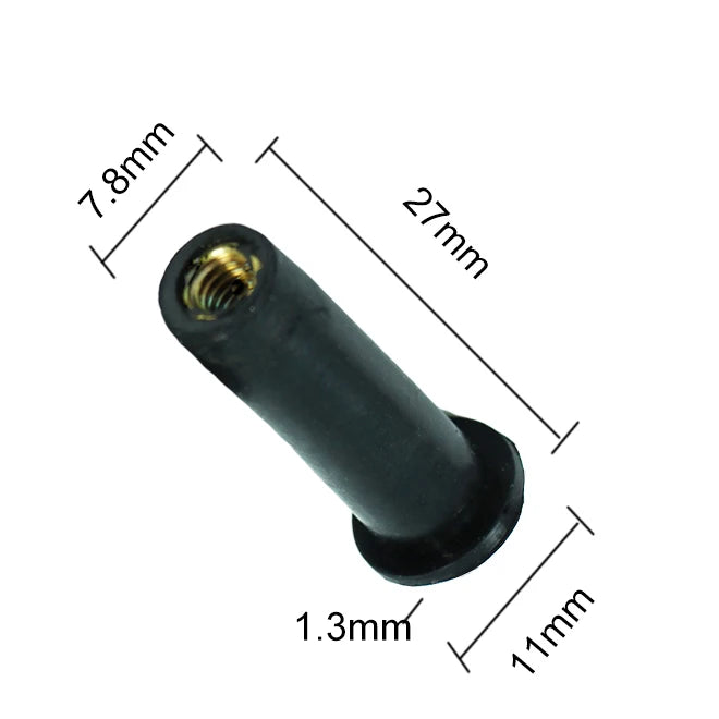 M4 M5 M6 M8 Brass Insert Rivnut Rubber Anchor Well Nut