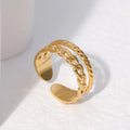 Beimai OEM Ring Titanium Steel Chain Women's Open Adjustable Ring