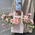 CSMD Brand Chinese Manufacturers Yiwu Suppliers Retail Cheap Kraft Paper Material Waterproof Pink Flower Floral Bags Wholesale