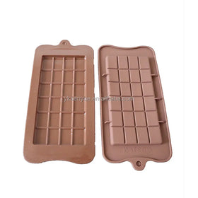 Hot Sale Large Rectangle Break-apart Silicone Chocolate Mold DIY Waffle Cookie Baking Mold