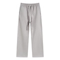Unisex Loose Oversized Wide Straight Leg Sweatpants Custom Logo Men Heavy French Terry Casual Wash Training Baggy Sweat Pant