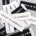 Exquisite Brand Label Manufacturer Woven Label for Clothing