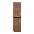 3D Modern Style 3D Stereoscopic PU Artificial Retro Tree Annual Ring Wood Wall Decoration Big Slab PU Culture Stone Exterior