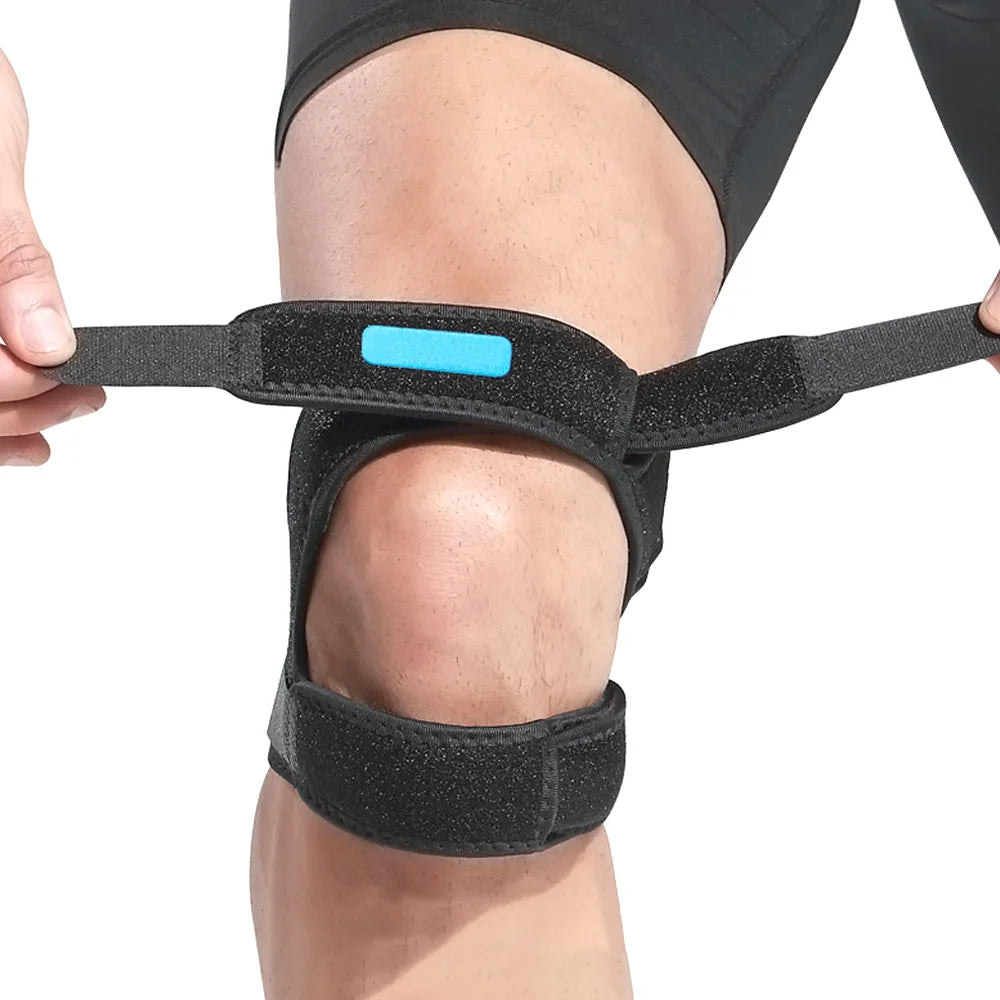 Double Patella Knee Strap Adjustable Neoprene Knee Brace Support for Knee Pain