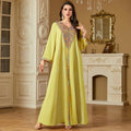 4220 Modest Abaya Kaftan Eid Abaya Dubai Turkey Muslim Long Dresses Traditional Islamic Clothing