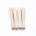 Unfinished Mini Wooden Baseball Bats Unpainted Wood Baseball Bats DIY Baseball Bat Key Chain Blank House Decoration Accessories