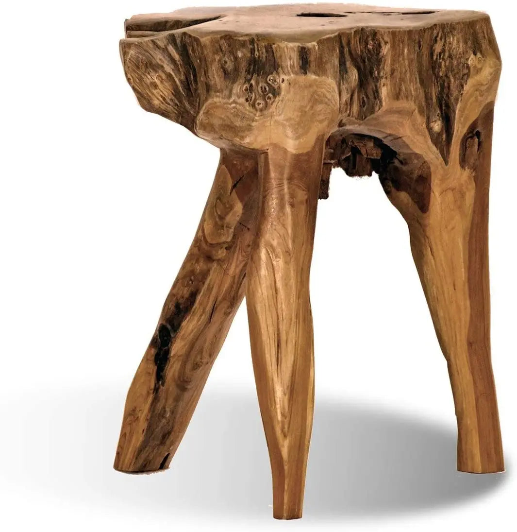 Manufacturers Handicraft Dining Chair Carving Craft Stool Outdoor Chair Bench Mushroom Accent Stool Wooden Wood Stump