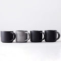 Custom LOGO Black Frosted Mug Japanese Style Matte Ceramic Coffee Mug