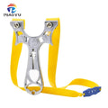 New Alloy Slingshot With Elastic Rubber Band Outdoor Hunting Shooting Accessories for Sling Shot Games