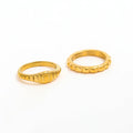 Fenny 18K Gold Plated Hot Seller Classic Designer Simple Narrow Croissant Stainless Steel Finger Ring for Women