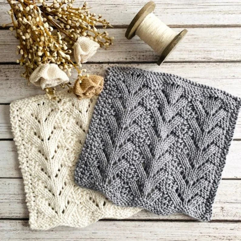 Y-F Reusable Dishcloth Knit Dish Cloths  Knitted Tea Towel Pano De Prato