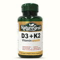 Wholesale Vitamin D3 and K2 Softgel Supplement K2 MK7 Raw Material 5000iu  Fish Oil Vitamin D3 K2 Capsules