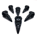 Factory Price Sale Carving Wholesale Nautrral Crystal Obsidian Raven Bird Healing Crystal Craft Raven for Home Decoration