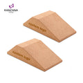 Custom Eco-Friendly Non Slip Squat Ramp Platform Cork Yoga Blocks for Weightlifting and Fitness Slant Board and Wedge Block