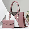 2024 New Two Piece Set Versatile Fashion Splicing Retro Simple Elegant and Elegant Handbags Ladies Bags