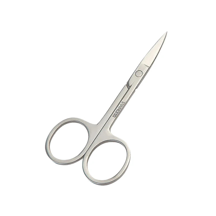 Felice Wholesale Cheap Stainless Steel Straight Blade Sharp Tip Custom Logo Plastic Handle Right-Handed Beauty Scissors
