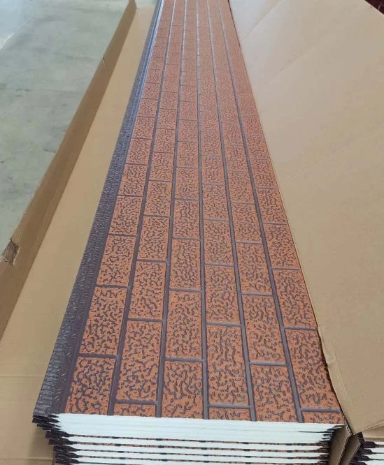 PU Polyurethane Heat Insulation Interior Exterior Wall Prefab House Environmental Sandwich Panel for Cleaning Room MegaBDM
