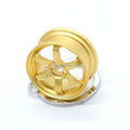 TE37 Wheel Rim Keychains 6 Stars Hubs Model Key Chain Auto Refitting Part Car Keyring Keyfob Holder