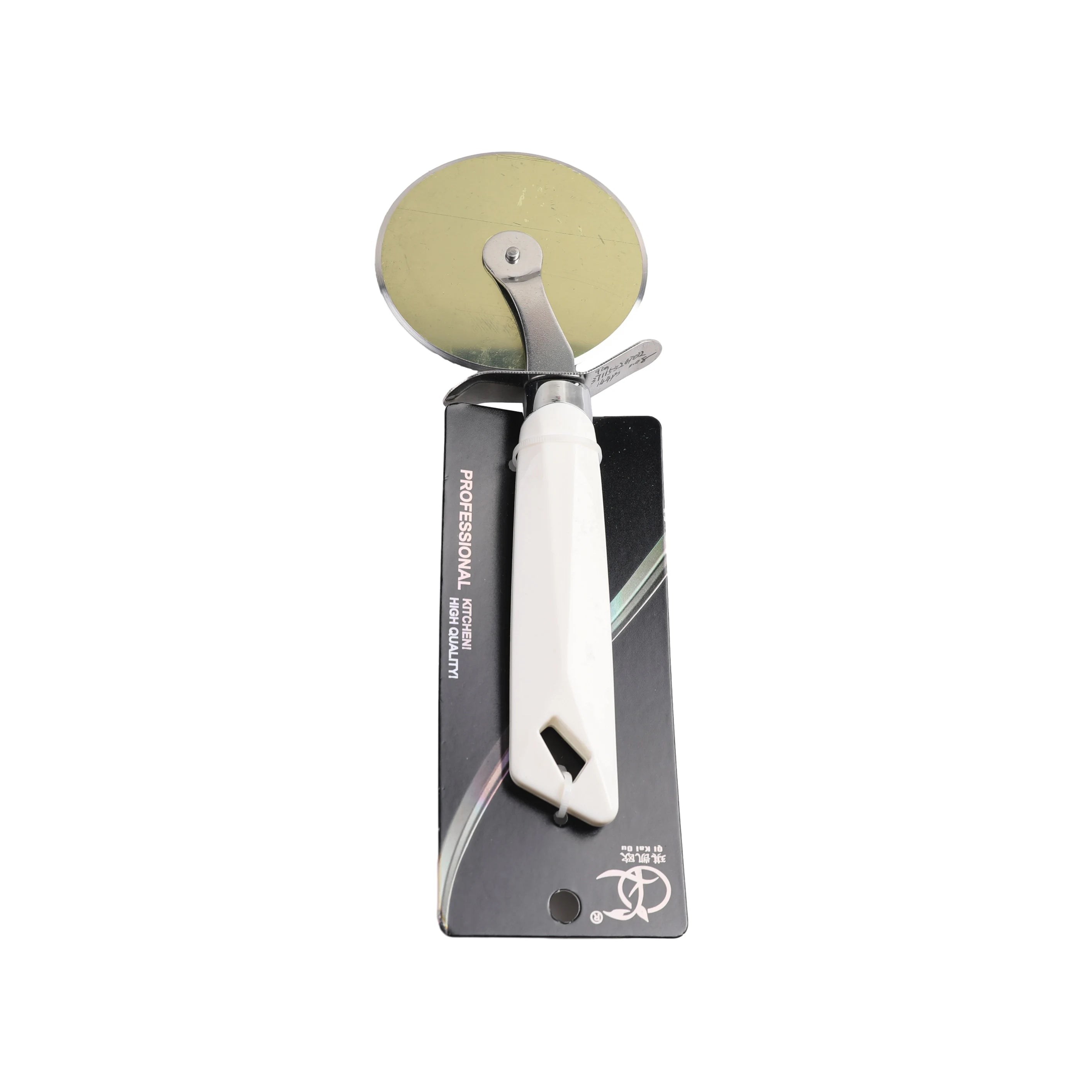 Best Quality Stainless Steel Sharp Pizza Cutter Pastry Cake Slicer with Soft Touch Handle