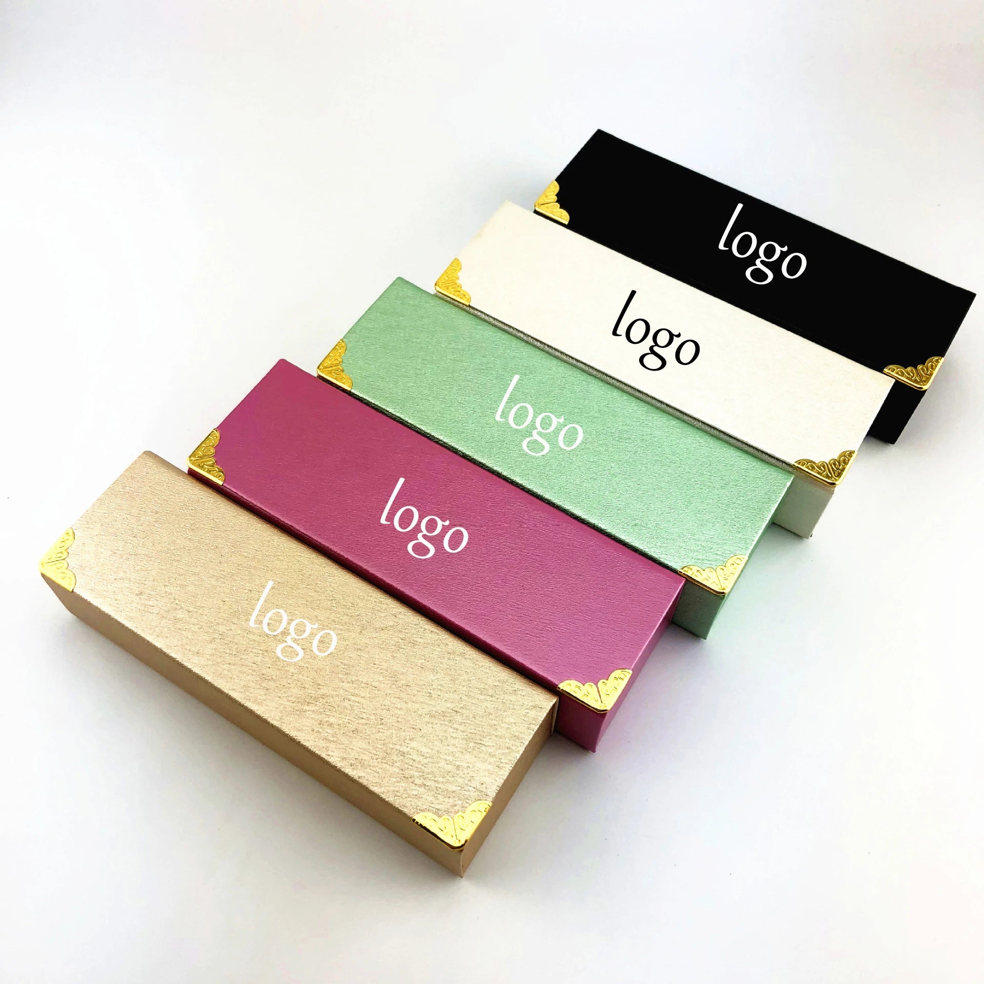 LBAshades New Glasses case High-end Golden Horn Retro  Handmade square Eyeglasses case Bag Box Custom logo