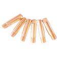 OCIM MIG MAG Welding Torches Contact Tips M6*25 CuCrZr/ECu for 15AK/14AK Air Cooled Torch Sizes 0.6-1.0mm