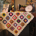 Y-F 60*40 Home Living Bedding Cotton Knitted Blankets Sofa Towel Chair Tassel Soft Throw Blanket
