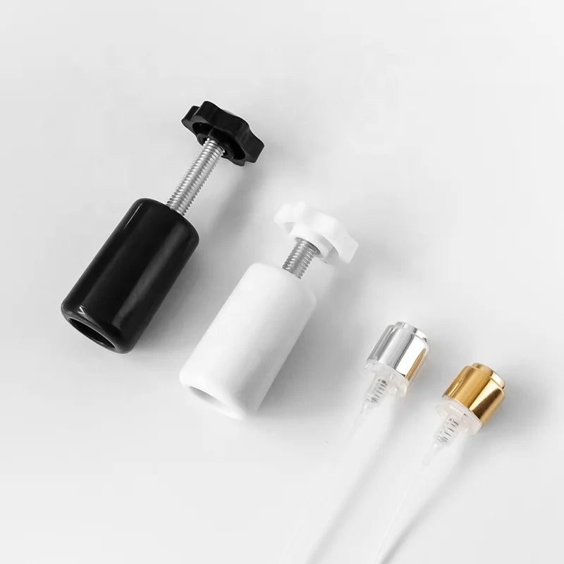 Manual Aluminum Perfume Bottle Crimping Tool 15mm Snap Press Machine for Perfume Vial Lids Bottle Caps and Closures