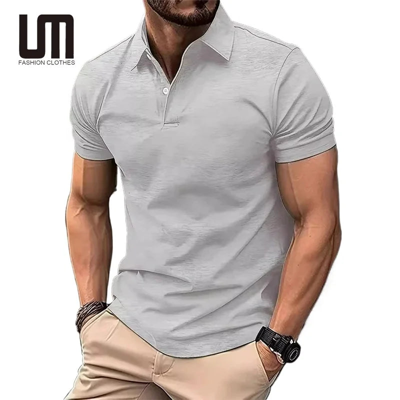 Oem New Product Summer Fashion Men s Solid Color Casual Clothing T Shirts